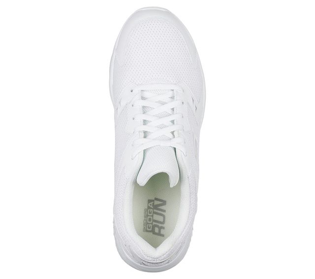 Skechers Mens Go Run 400 Intrepid Running Shoe | White (UK 8)