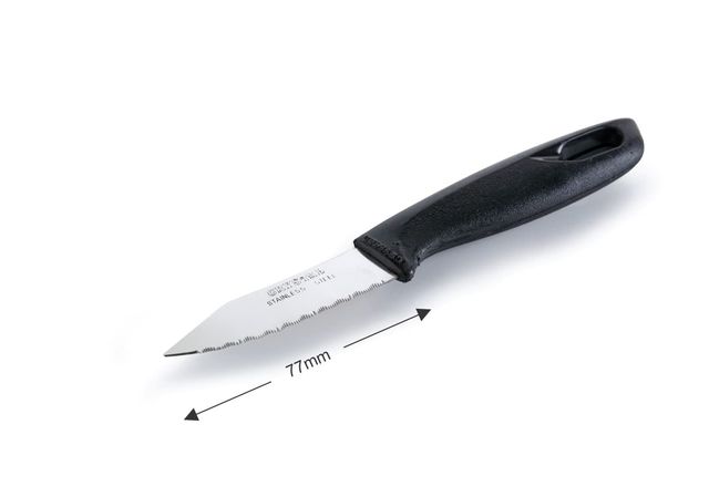 Crystal Laser Edge Stainless Steel Knife Set, Set Of 3, Multicolour