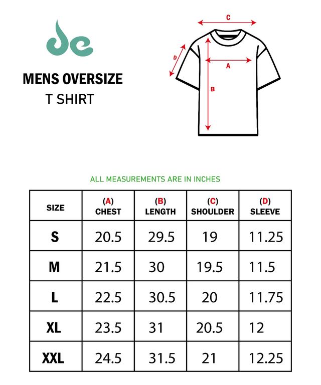 De Tees Men's Oversize T-shirt | M-OST-OLIVE-SHIBUYA | Olive - L
