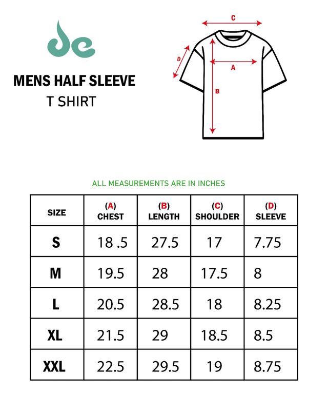 De Tees Men's Half Sleeve T-shirt | MHS-BREATH | Charcoal Grey - M