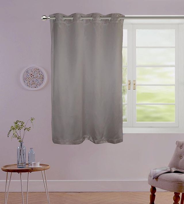 Lushomes Curtain - Lined Metal | 54 x 60 inch