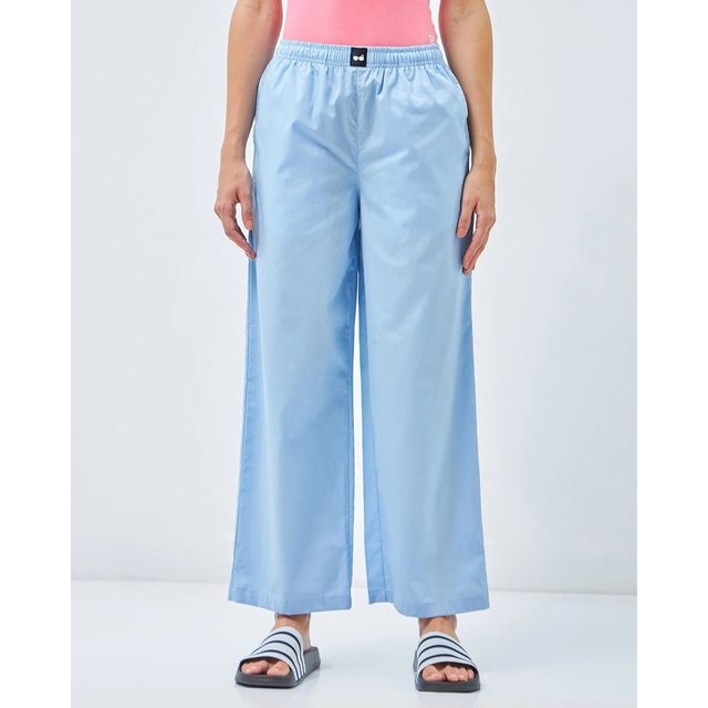 Bewakoof Women's Blue Pyjamas | XL
