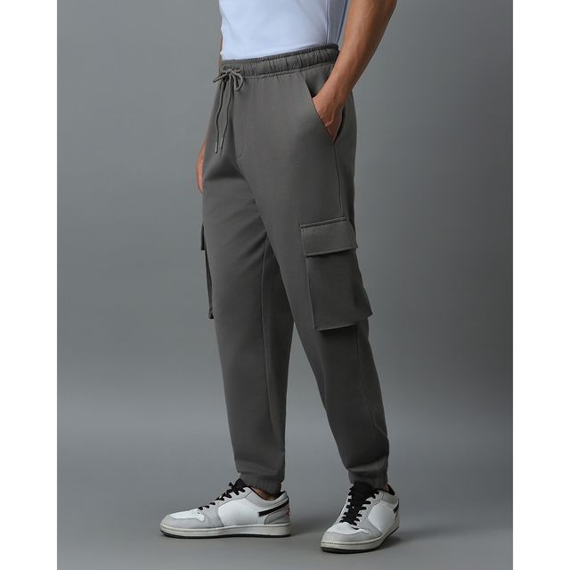 Bewakoof Air 1.0 Men's Oversized Cargo Joggers | Grey | L