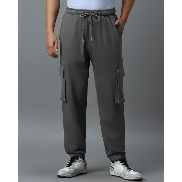 Bewakoof Air 1.0 Men's Oversized Cargo Joggers | Grey | L