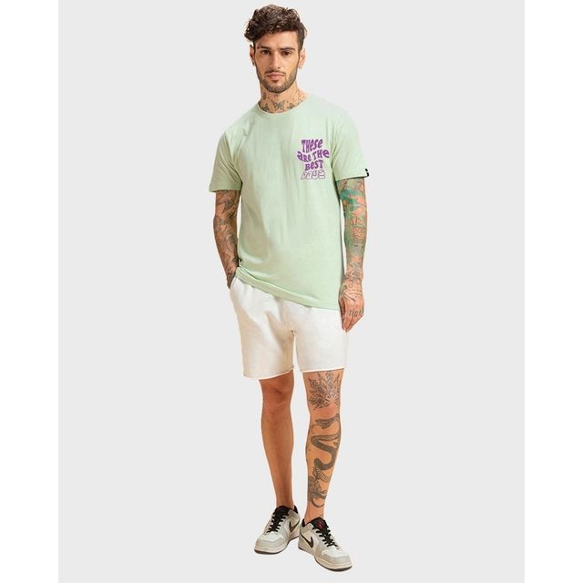 Bewakoof Official Minions Merchandise Men's Best Buds Graphic Printed T-shirt | Green - S