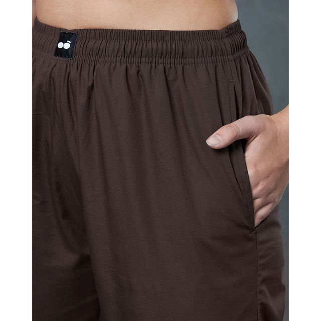Bewakoof Women's Brown Pyjamas | S