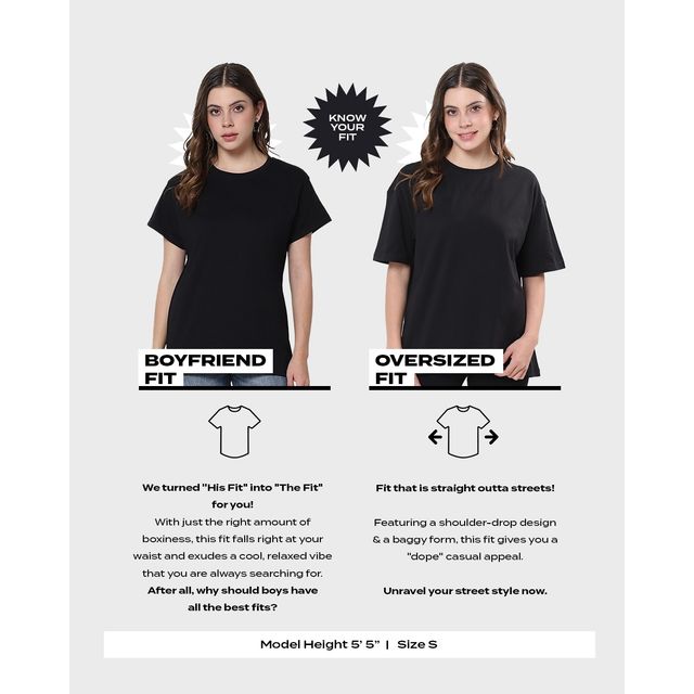 Bewakoof Official Rick & Morty Women's Graphic Printed Oversized T-Shirt | Purple | L