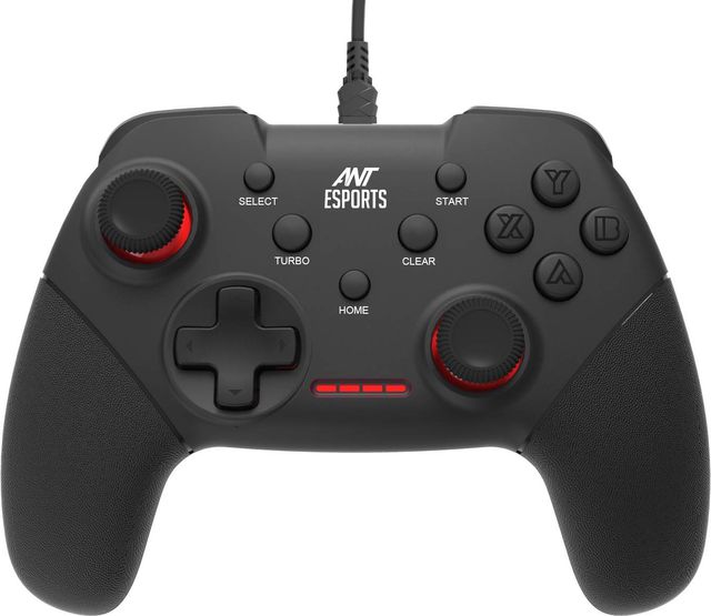 Ant Esports GP100 Wired Gamepad (PC/PS3/Andriod, Black) - 1 Unit