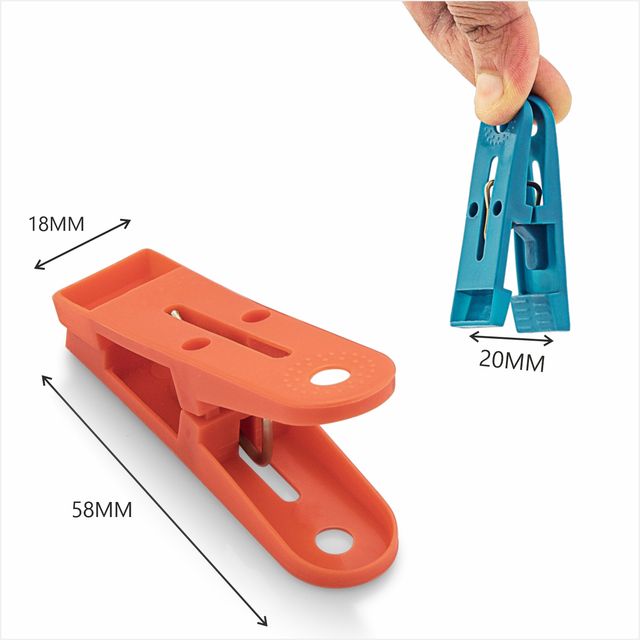 Jatin Verna Plastic Cloth Hanging Clips Set of 12 pcs 12 pc Combo