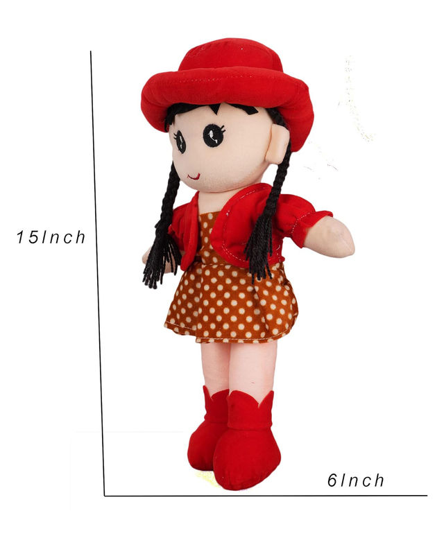 DearJoy Cap Rag Doll - Red