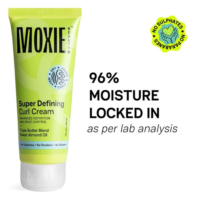 Moxie Beauty Super Defining Curl Cream | For Curly & Wavy Hair