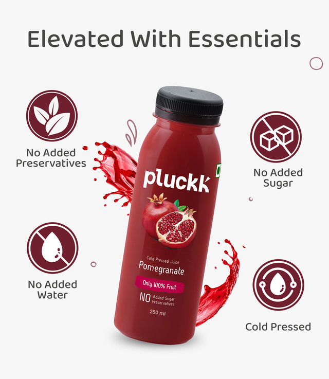 Pluckk Cold Pressed Pomegranate Juice