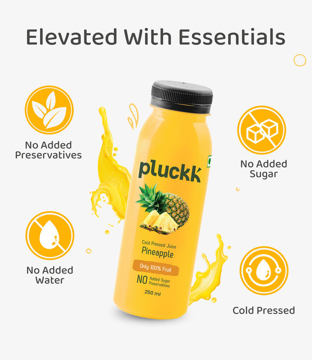 Pluckk Cold Pressed Pineapple Juice
