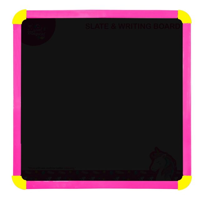 2 In 1 Slate & Writing Board-Unicorn (Assorted) 0xc0035f8c78 (Assorted)
