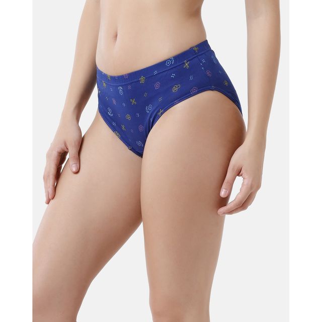 Amul Comfy Pack Of 3 Women Hipster Multicolor Panty | Multicolor - 95