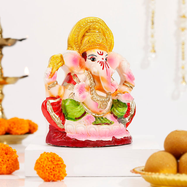 IGP Eco Friendly 6.5 in Gentle Ganesha Idol