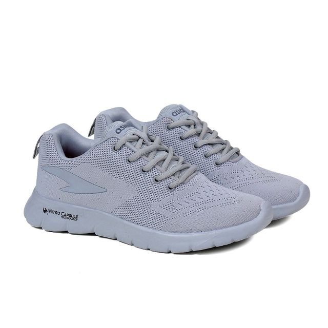 Asian Delta-21 Men Sports Shoes | Light Grey | Size-10