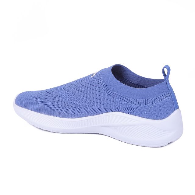 Asian Men s Wind-04 Slateblue Laceless Shoes | UK-6