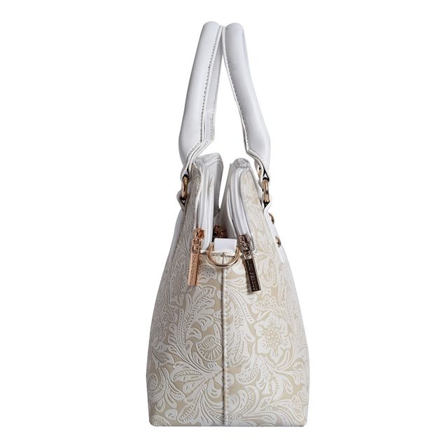 Lino Perros Women's Satchel Bag | White