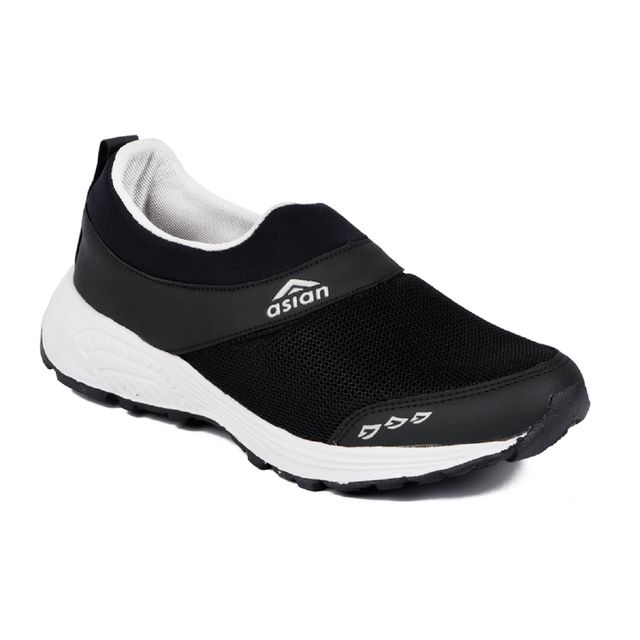 Asian Men s Future-04 Black Walking Shoes | UK-9