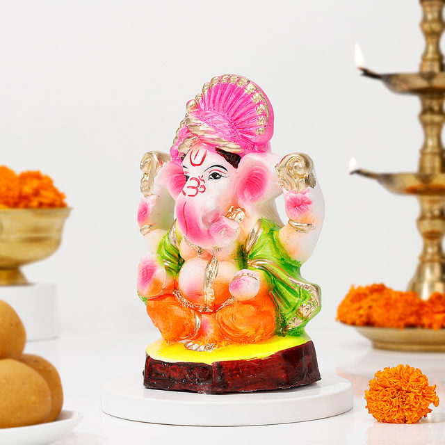  IGP Eco Friendly 6.5 Inch Harmony Ganesha Idol