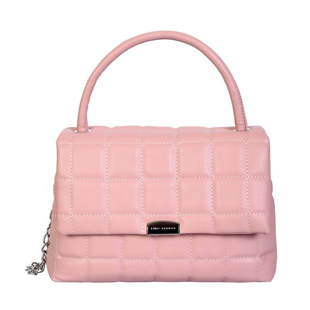 Lino Perros Women's Satchel | LWHB02492 | Pink