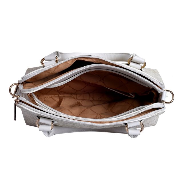 Lino Perros Women's Satchel Bag | White