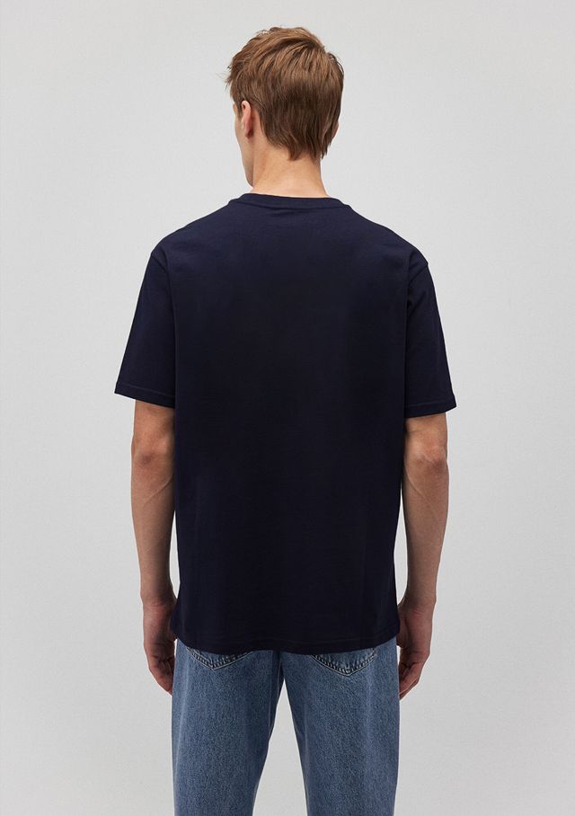 De Tees Men's Half Sleeve T-shirt | MHS-MOTIVATION | Navy - M