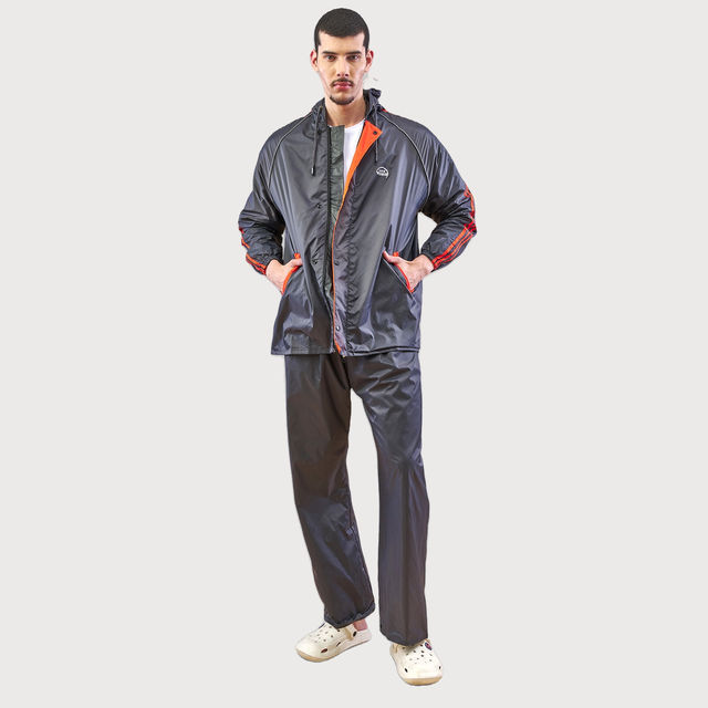 Lux Venus Reversible Rain Suit for Men - Grey - Buy at ₹980