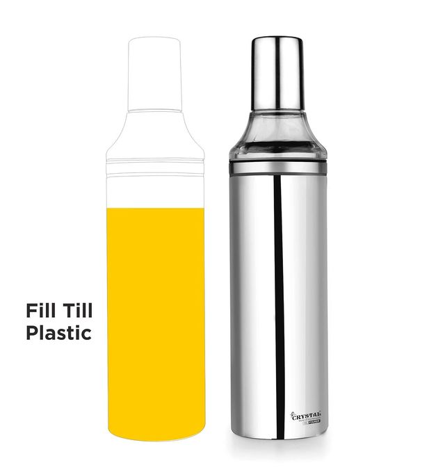 Crystal Stainless Steel Oil Pourer/Dispenser , 500 Ml