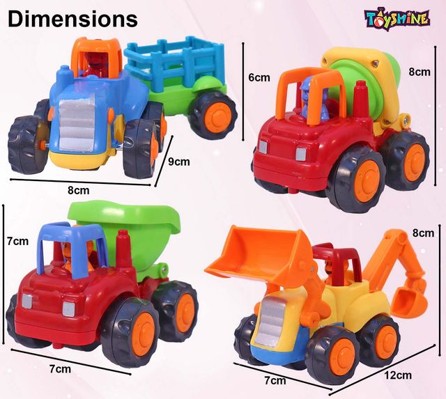 Toyshine Unbreakable Automobile Car Toy Vehicle (4 - 8 Years)