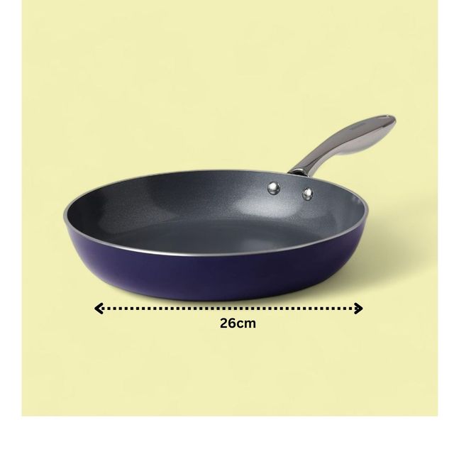 Fackelmann Ceramic Nonstick Fry Pan 26cm, German Tech, Induction, Egg Pan, Frying, Tossing, Saute