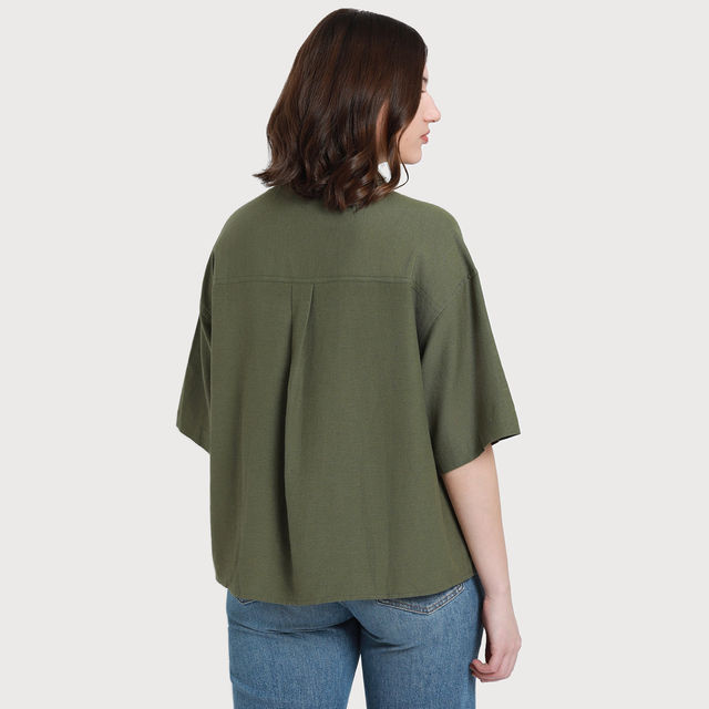 DL Women's Drop Shoulder Casual Oversized Shirt - Buy at ₹750 DL Women's Drop Shoulder Casual Oversized Shirt - Buy at ₹750