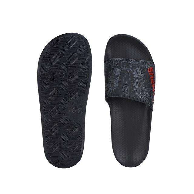 Buy Campus Men's Slides | SL-437 | Black - UK 9 Online - Price