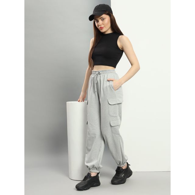 Q-rious Women's AdventureFlex Cargo Joggers | GLJ-CARGO | Grey - 30
