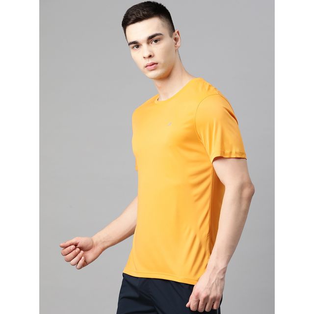 Alcis Men's Round Neck T-shirt | Citrus - L