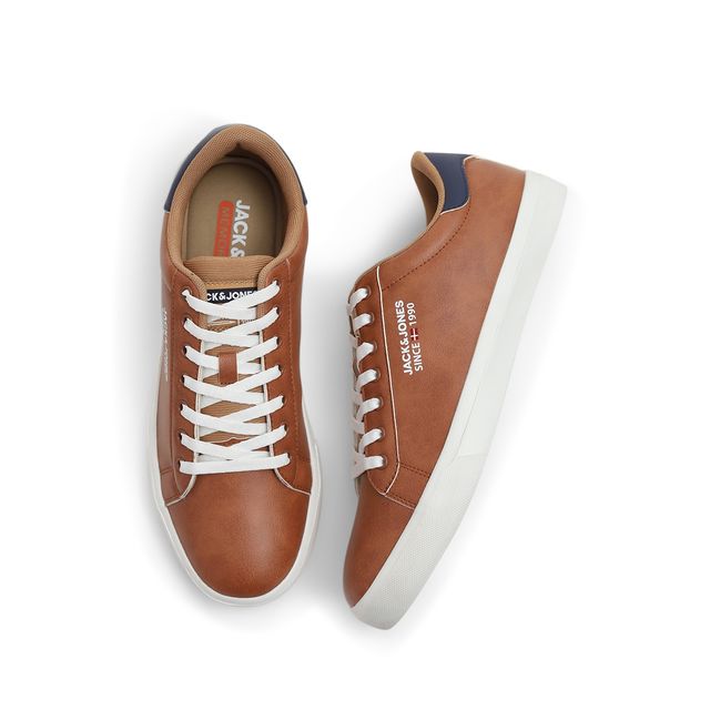 Jack & Jones Men's Tan Polyurethane Casual Sneakers - 42