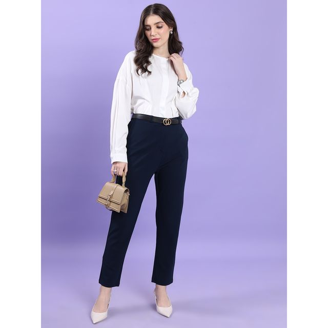 Tokyo Talkies Women's High Rise Slim Fit Trouser - Buy at ₹303