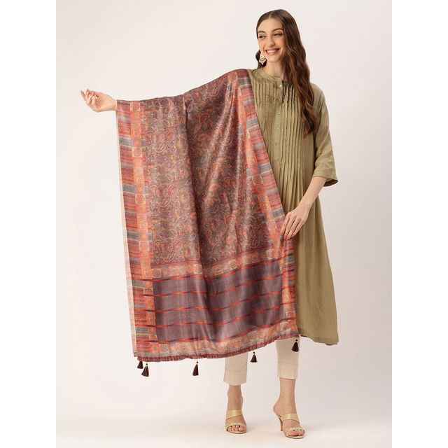 Ishin Multi Color Cotton Dupatta | 1033