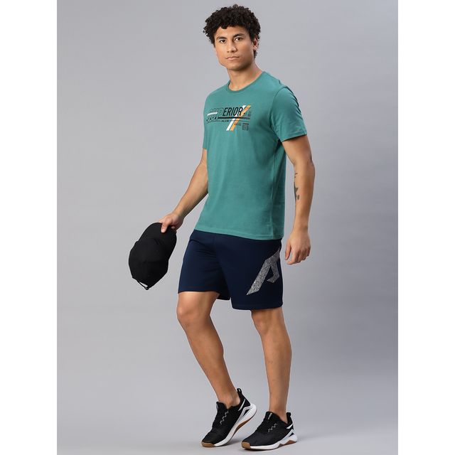 Alcis Men's Round Neck T-shirt | Green - L