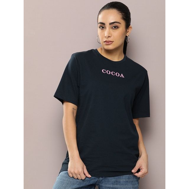 Dillinger Women's T-shirt | WMNCR474NVY | Navy Blue - S