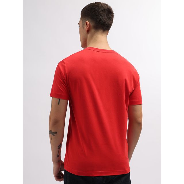 De Tees Men's IPL RCB Half Sleeve T-shirt | Red - XL