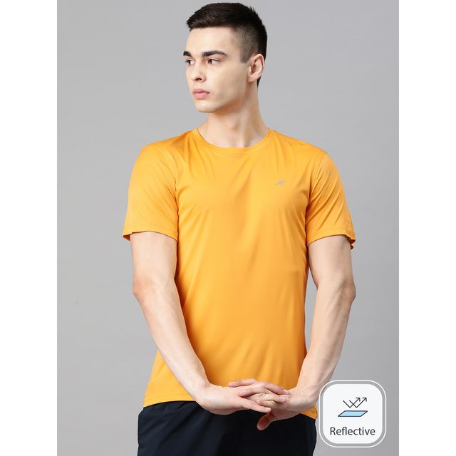 Alcis Men's Round Neck T-shirt | Citrus - L