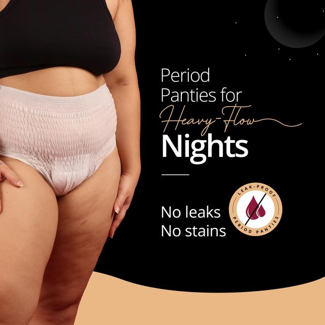 Carmesi Disposable Period Panties | All Night Protection | M-L