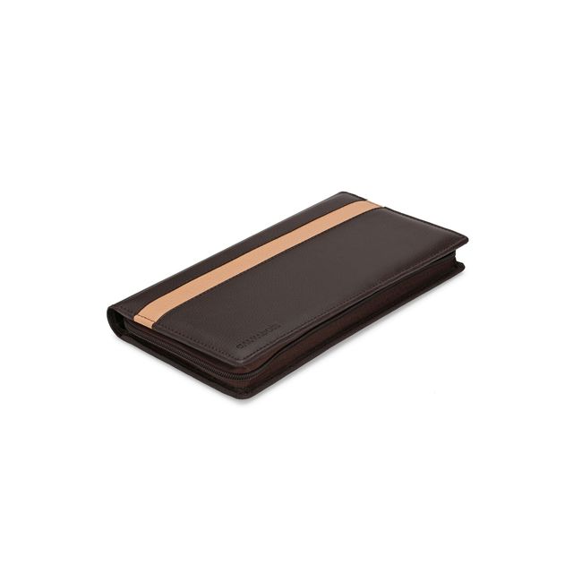 Calvadoss Cheque Book Holder | CHQ810 | Brown And Tan