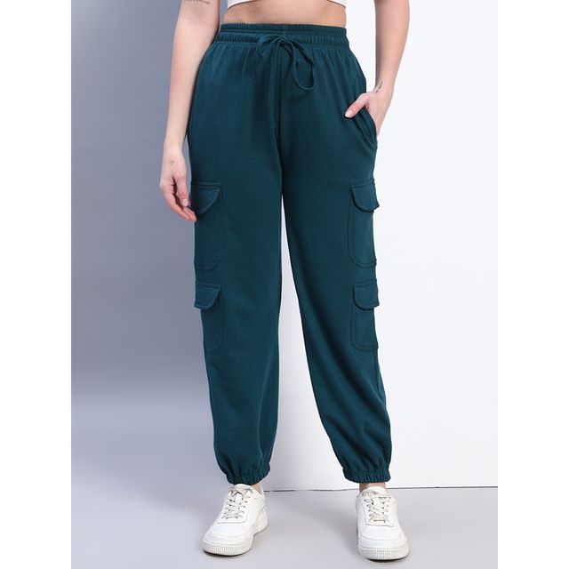 Q-rious Women's AdventureFlex Cargo Joggers | GLJ-CARGO | Teal - 28