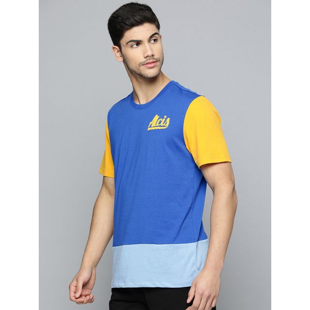 Alcis Men's Round Neck T-shirt | Blue - S