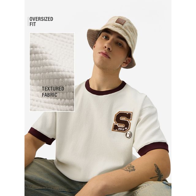 The Souled Store Men's TSS Originals 2013 Oversized T-shirt | Multicolour - 2XL