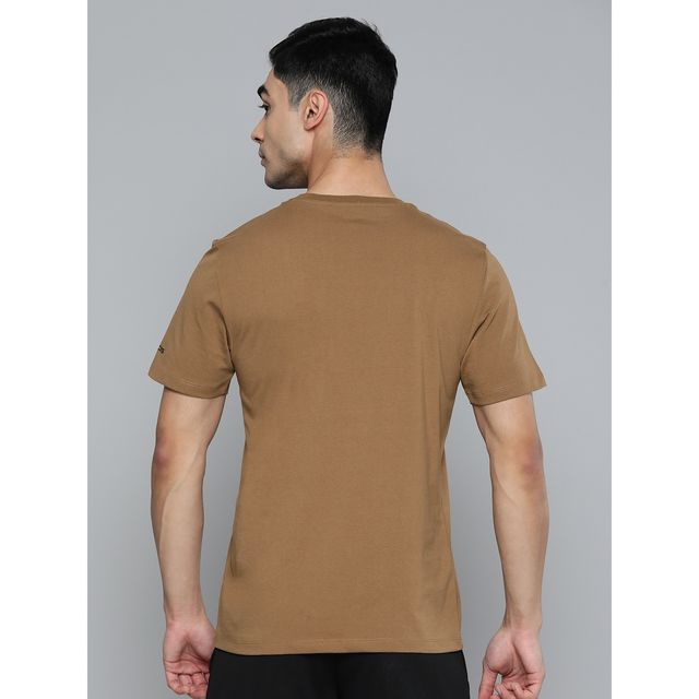 Alcis Men's Round Neck T-shirt | Brown - XXL