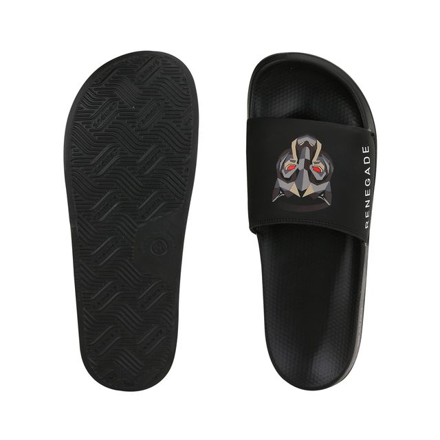 Campus Men's Renegade Slides | Black | UK6